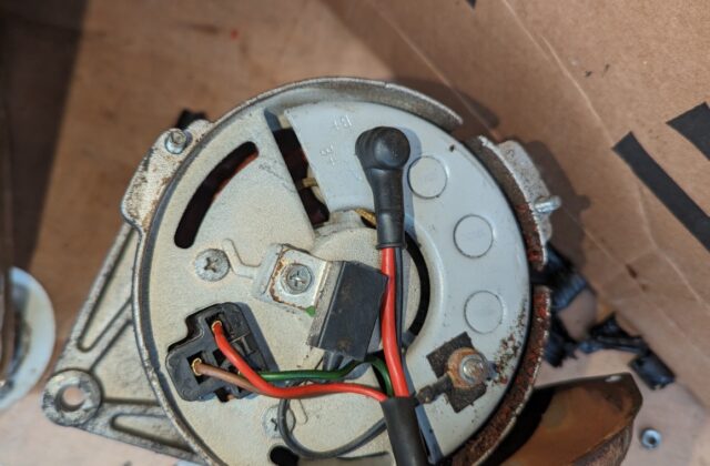 Alternator wiring after repair