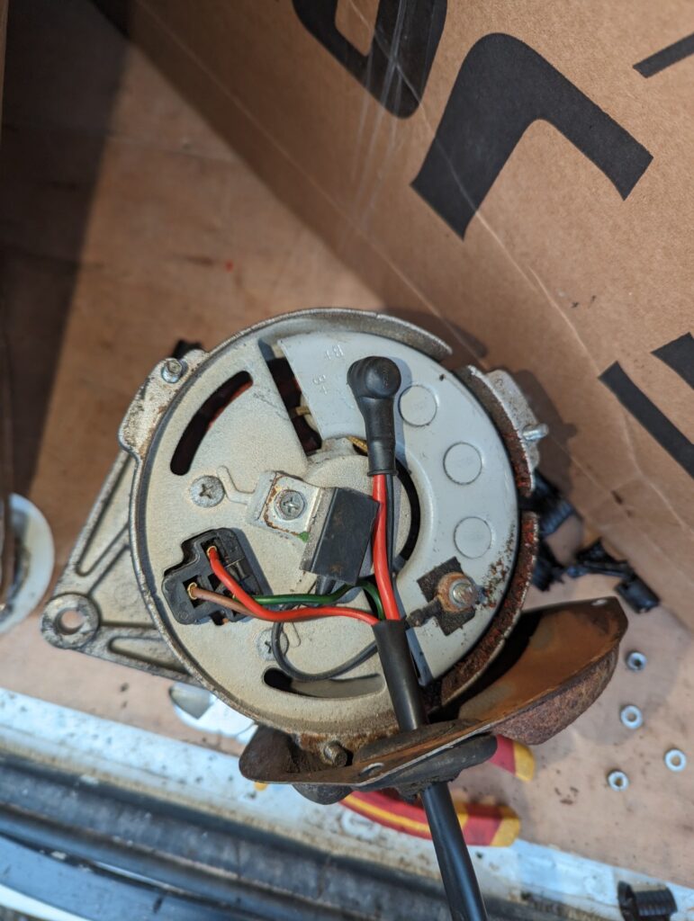 Alternator wiring after repair