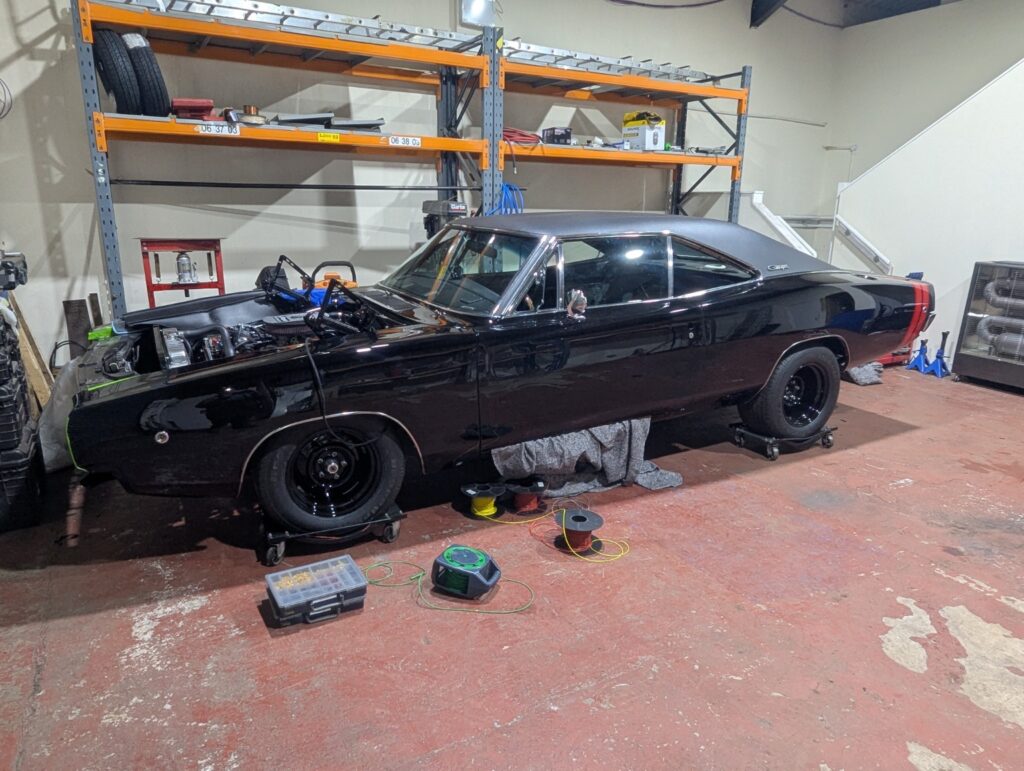 Dodge Charger in the JRGMTS workshop