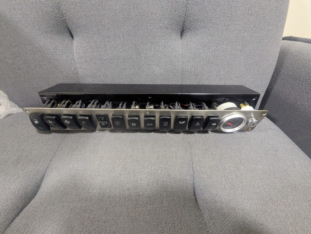 Custom control panel for the Mk1 Ford Zodiac